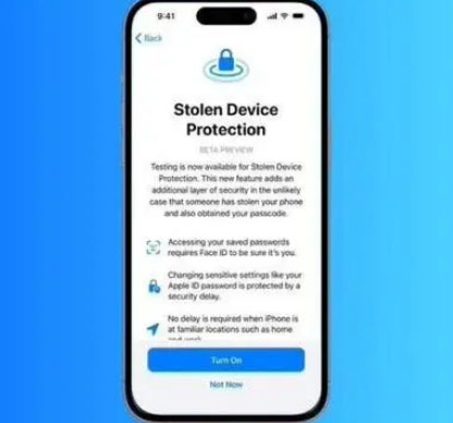 太子河苹果授权维修店分享被盗设备保护功能开启方法 